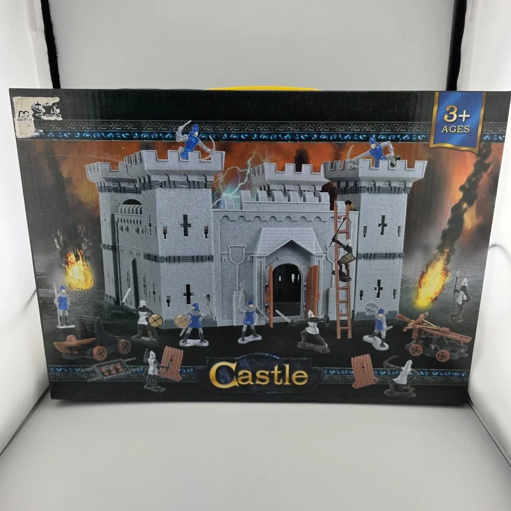 3D Castle Knights Action Figure‎ Toy Playset with Assorted Knights & Props NEW